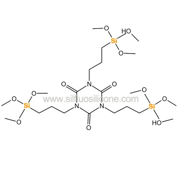LS-M43 1,3,5-Tris[3-(Trimethoxysilyl) Propyl]Isocyanurate (TTMSPI)